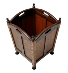 Jac. van den Bosch Art Deco Amsterdamse School Litter Basket for 't Binnenhuis